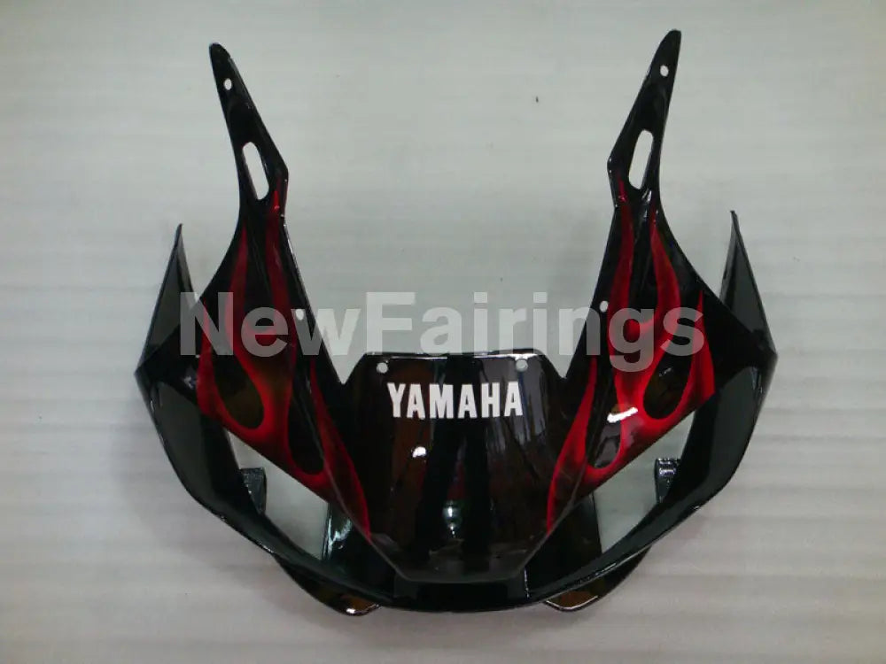 Black Red Flame - YZF-R6 98-02 Fairing Kit
