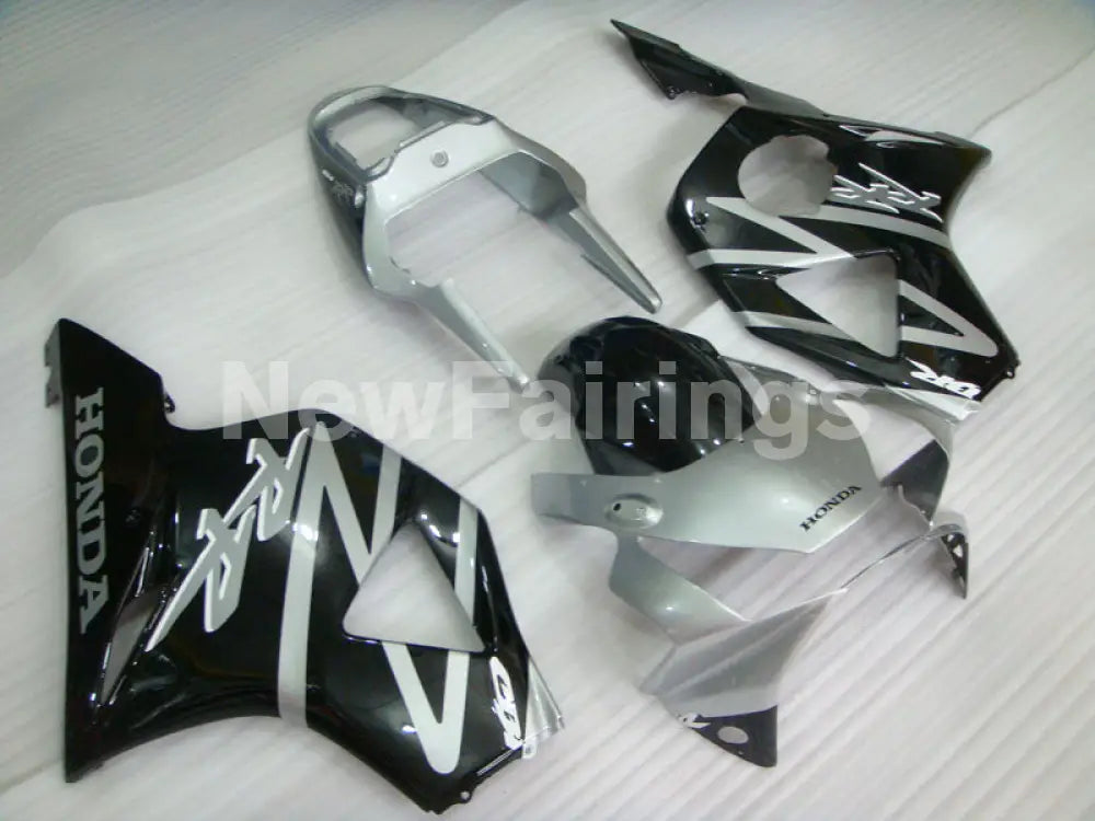 Black and Silver Factory Style - CBR 954 RR 02-03 Fairing Kit