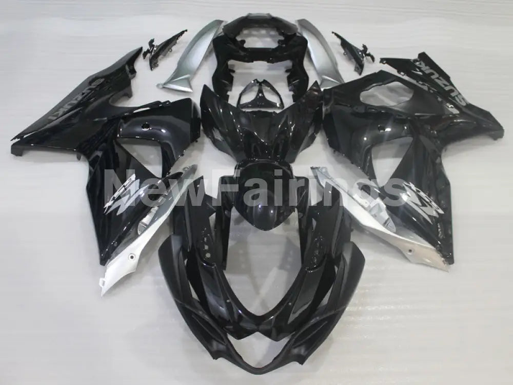 Black Silver Factory Style - GSX-R1000 09-16 Fairing Kit