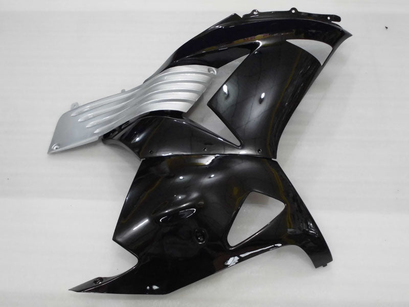 Black and Silver Factory Style - NINJA ZX-14R 06-11 Fairing Kit