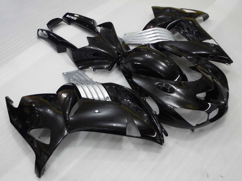 Black and Silver Factory Style - NINJA ZX-14R 06-11 Fairing Kit