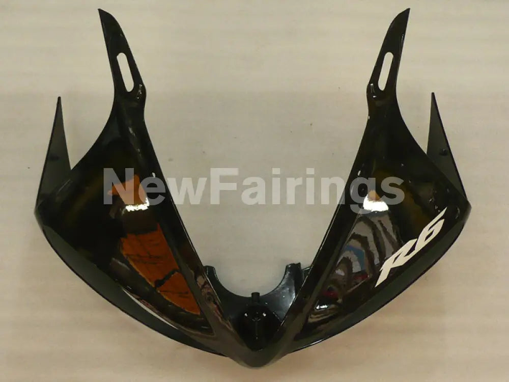 Black and Silver Factory Style - YZF-R6 03-04 Fairing Kit