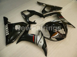 Black and Silver Factory Style - YZF-R6 03-04 Fairing Kit