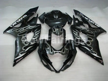 Cargar imagen en el visor de la galería, Black and Silver Flame - GSX-R1000 05-06 Fairing Kit