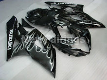 Cargar imagen en el visor de la galería, Black and Silver Flame - GSX-R1000 05-06 Fairing Kit