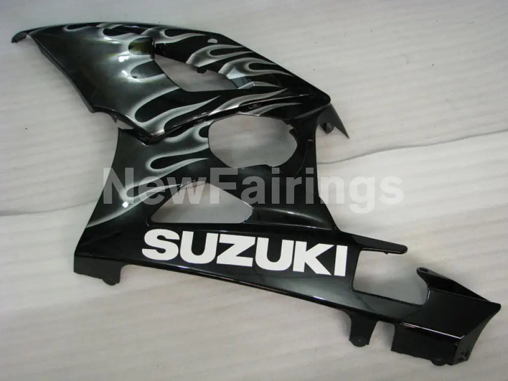Black and Silver Flame - GSX-R1000 05-06 Fairing Kit