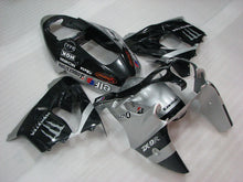 Cargar imagen en el visor de la galería, Black and Silver Monster - NINJA ZX-9R 02-03 Fairing Kit