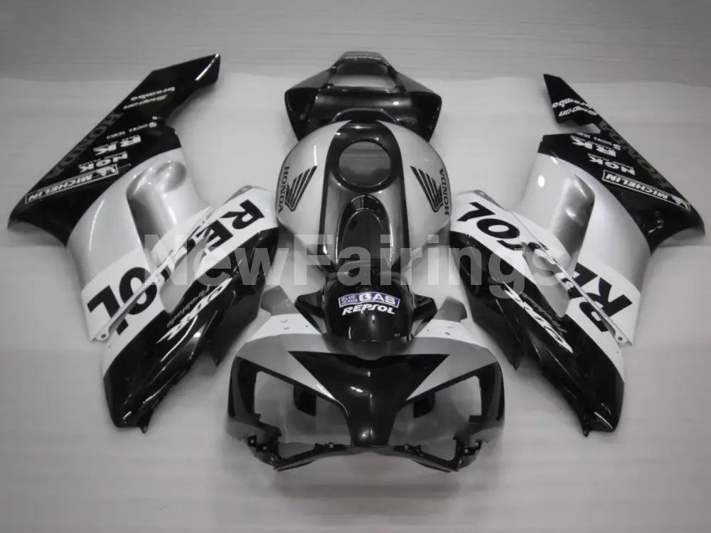 Black and Silver Repsol - CBR1000RR 04-05 Fairing Kit