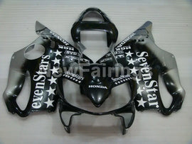 Black and Silver SevenStar - CBR600 F4i 01-03 Fairing Kit