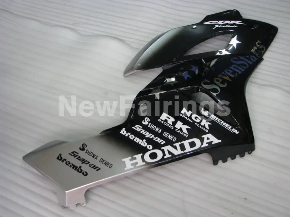 Black and Silver SevenStars - CBR1000RR 04-05 Fairing Kit