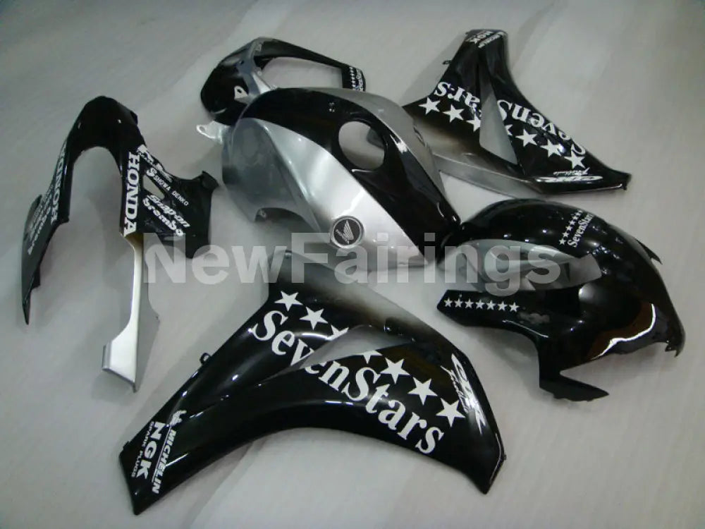 Black and Silver SevenStars - CBR1000RR 08-11 Fairing Kit