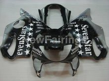 Cargar imagen en el visor de la galería, Black and Silver SevenStars - CBR600 F4 99-00 Fairing Kit