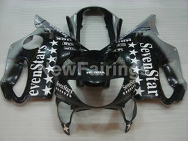 Black and Silver SevenStars - CBR600 F4 99-00 Fairing Kit