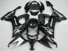 Black and White alpinestars - NINJA ZX-10R 08-10 Fairing Kit