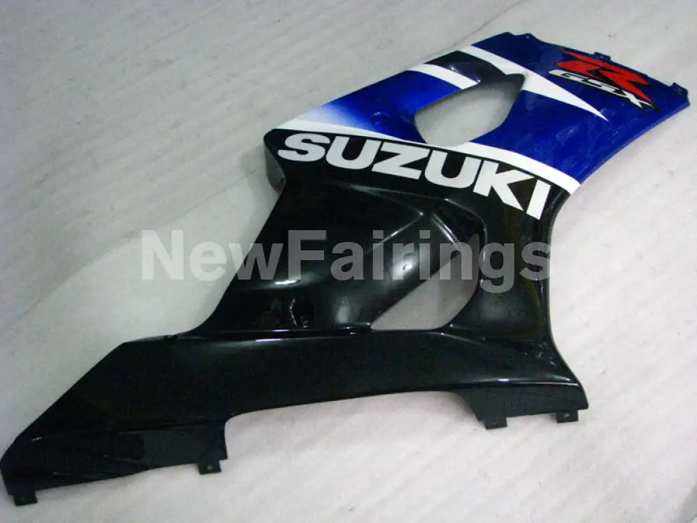 Black White and Blue Factory Style - GSX-R1000 03-04 Fairing Kit