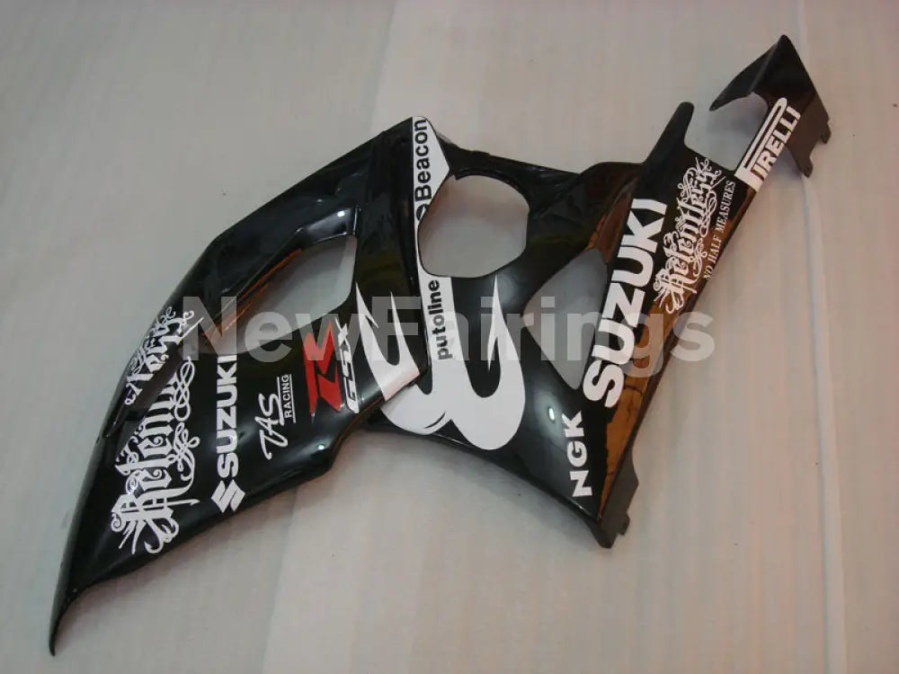 Black and White Beacon - GSX-R1000 05-06 Fairing Kit