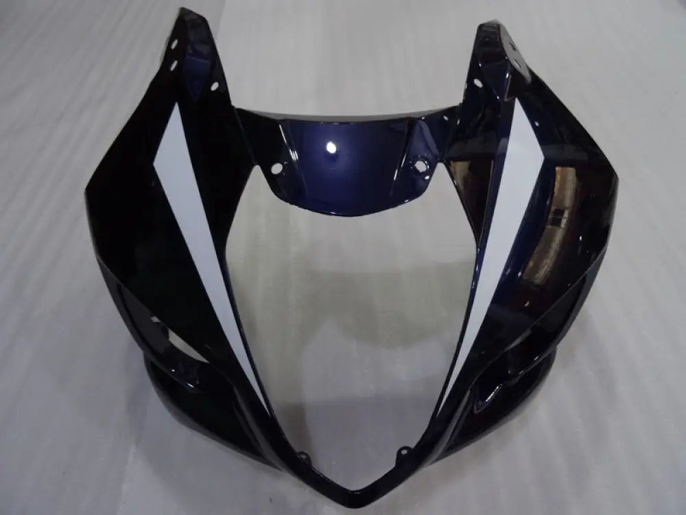 Black and White Blue Factory Style - GSX-R1000 03-04 Fairing Kit