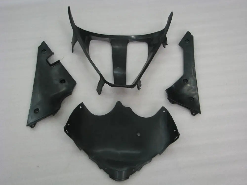 Black and White Blue Factory Style - GSX-R1000 03-04 Fairing Kit