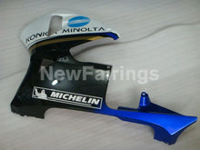 Cargar imagen en el visor de la galería, Black and White Blue Konica Minolta - CBR600RR 05-06 Fairing Kit