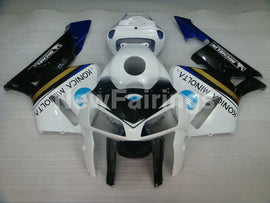 Black and White Blue Konica Minolta - CBR600RR 05-06 Fairing Kit