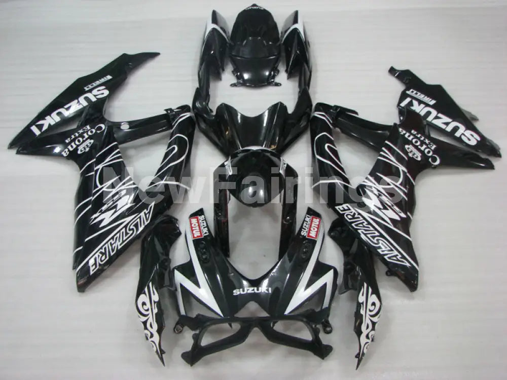 Black White Corona - GSX-R750 08-10 Fairing Kit