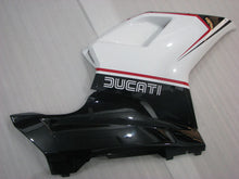 Cargar imagen en el visor de la galería, Black and White Factory Style - Ducati 848/1098/1198 07-11 Fairing Kit (Single Passenger Seat)