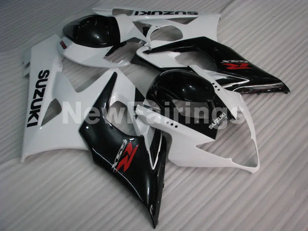 Black White Factory Style - GSX-R1000 05-06 Fairing Kit