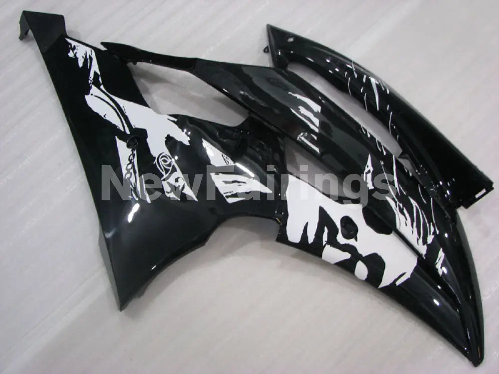 Black White Factory Style - YZF-R6 08-16 Fairing Kit