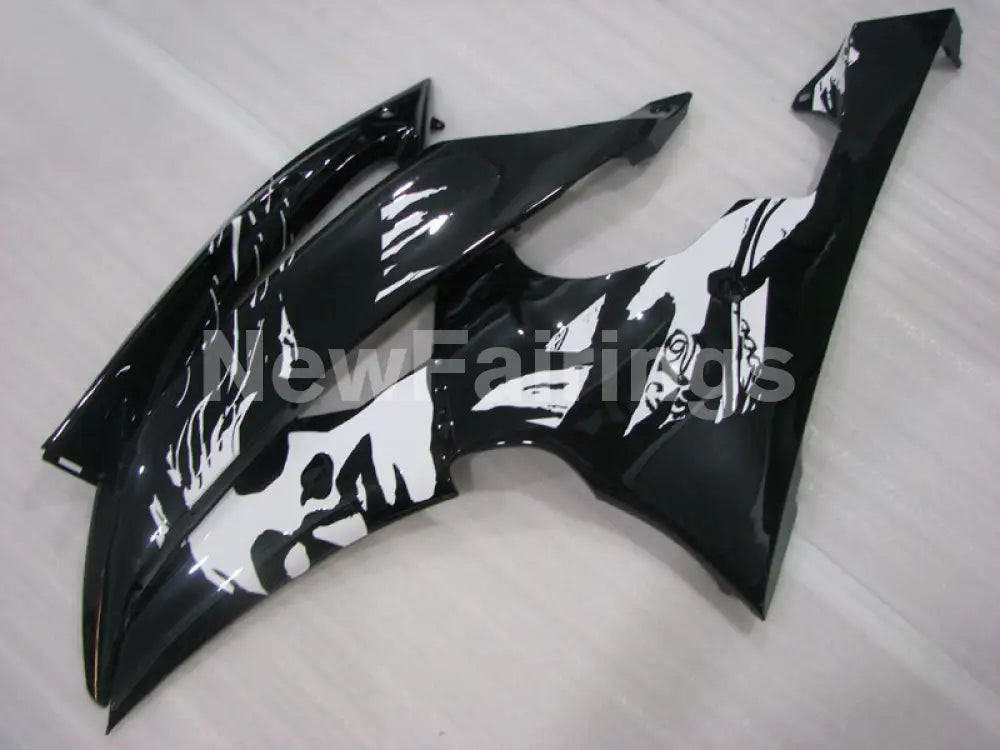 Black White Factory Style - YZF-R6 08-16 Fairing Kit