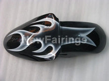 Cargar imagen en el visor de la galería, Black and White Flame - NINJA ZX-6R 00-02 Fairing Kit