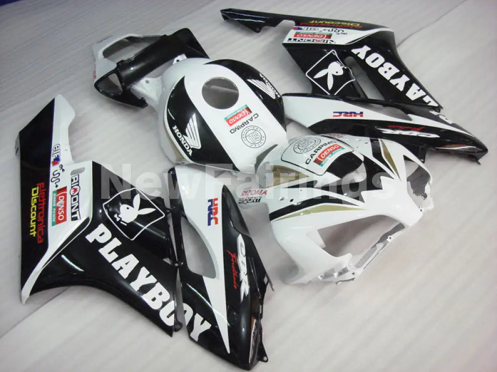Black and White PlayBoy - CBR1000RR 04-05 Fairing Kit