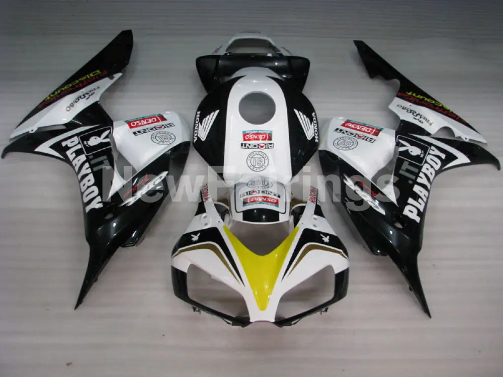 Black and White Playboy - CBR1000RR 06-07 Fairing Kit