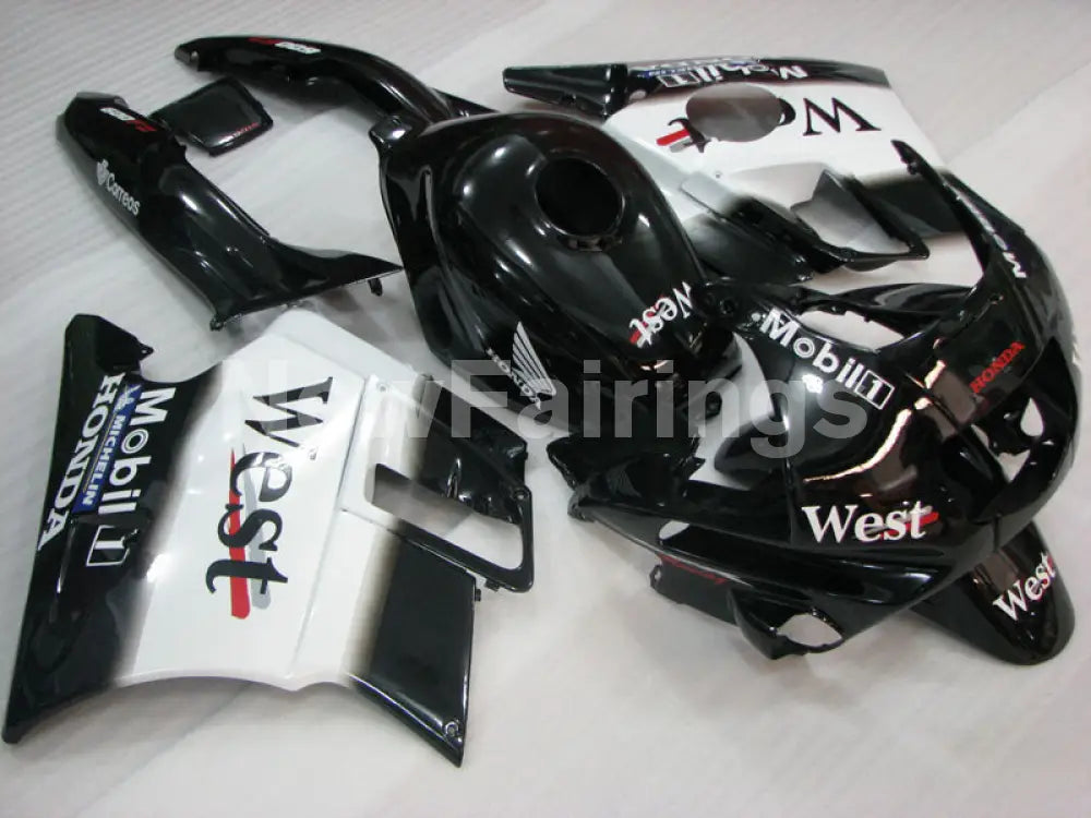 Black and White West - CBR600 F2 91-94 Fairing Kit