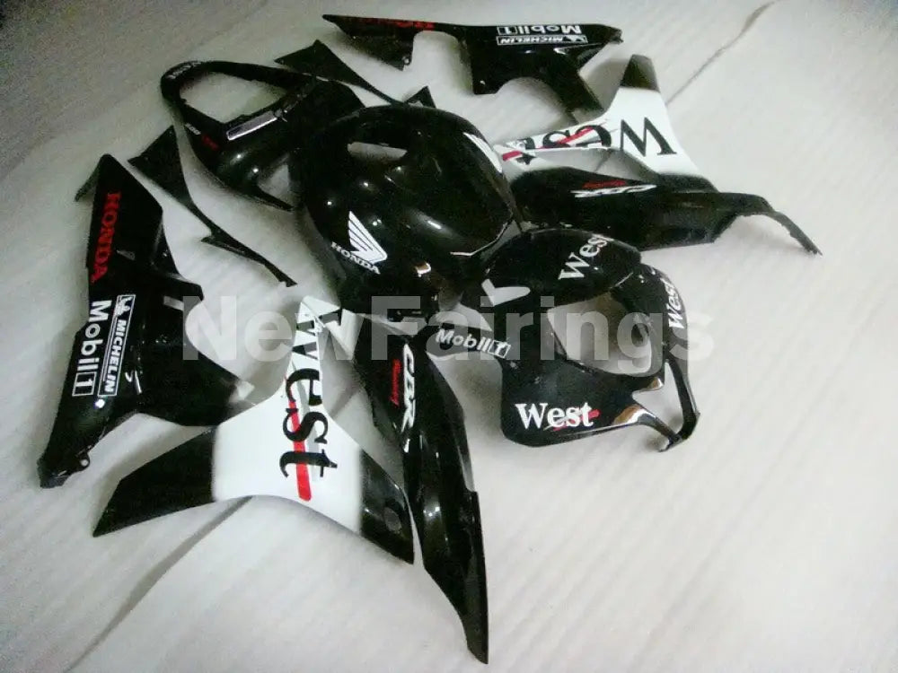 Black and White West - CBR600RR 07-08 Fairing Kit
