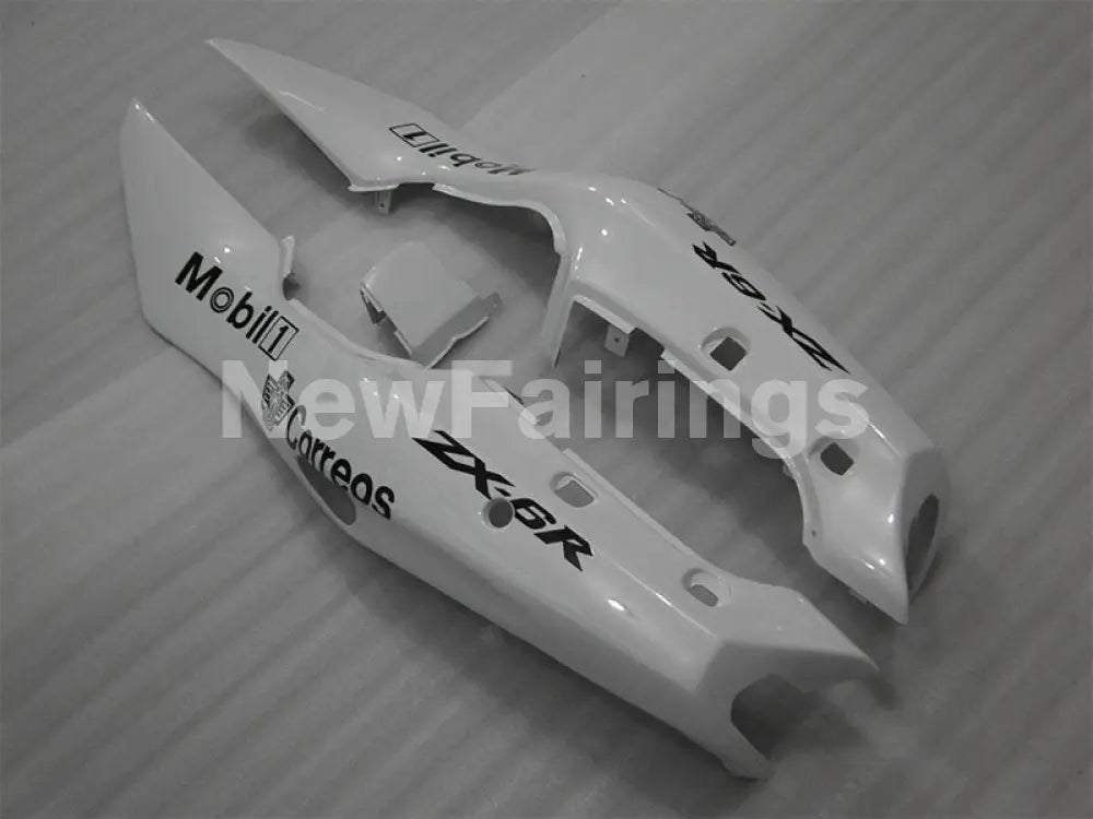 Black and White WEST - NINJA ZX-6R 94-97 Fairing Kit