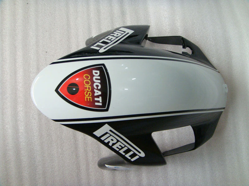 Black and White Xerox - Ducati 749/999 05-06 Fairing Kit (Single Passenger Seat)