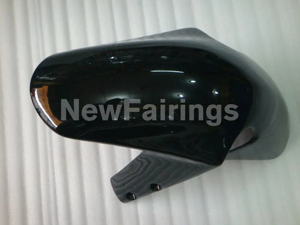 Black with Silver Decals Factory Style - GSX-R750 00-03 Fairing Kit