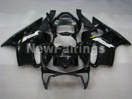 Black with White Decals Factory Style - CBR600 F4i 01-03 Fairing Kit