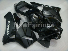 Black with white decals Factory Style - CBR600RR 03-04 Fairing Kit