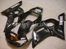 Cargar imagen en el visor de la galería, Black with White Decals Factory Style - YZF-R6 98-02 Fairing Kit