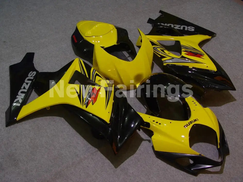 Black and Yellow Factory Style - GSX-R1000 07-08 Fairing Kit