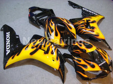 Cargar imagen en el visor de la galería, Black Yellow Flame - CBR1000RR 06-07 Fairing Kit
