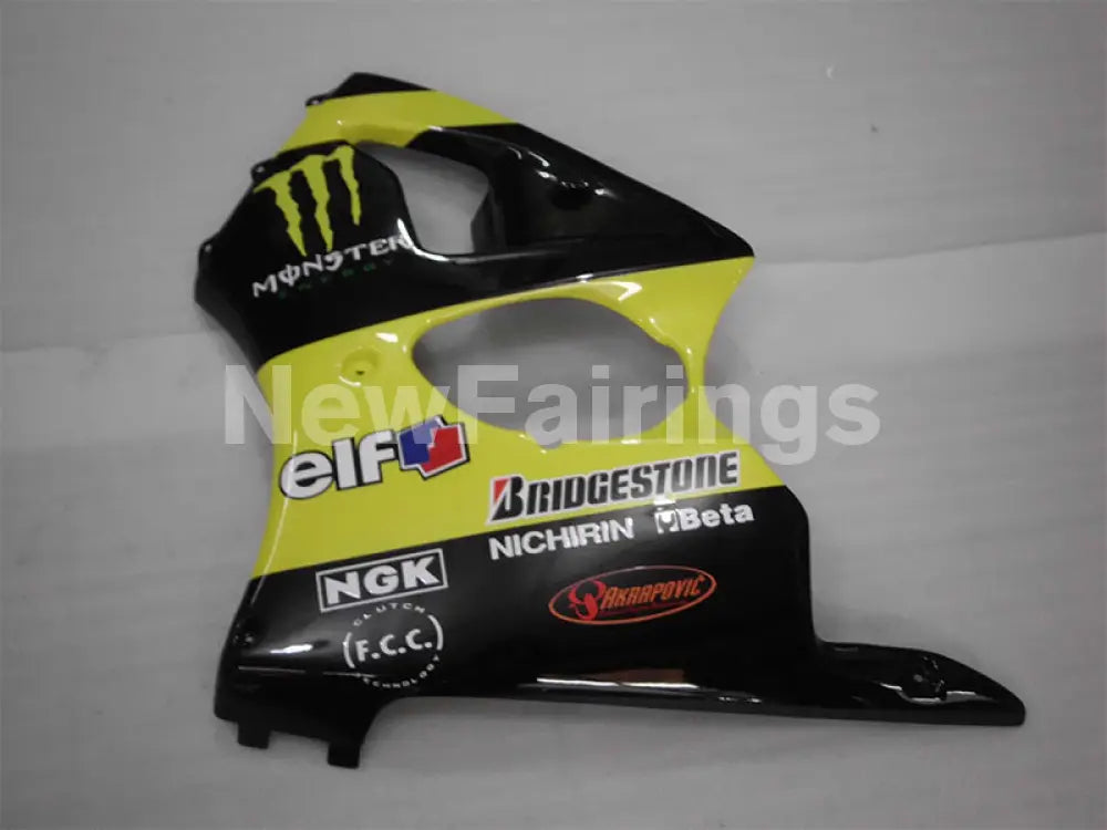 Black and Yellow Monster - NINJA ZX-6R 98-99 Fairing Kit