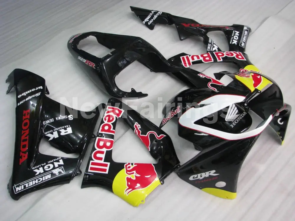 Black and Yellow Red Bull - CBR 929 RR 00-01 Fairing Kit