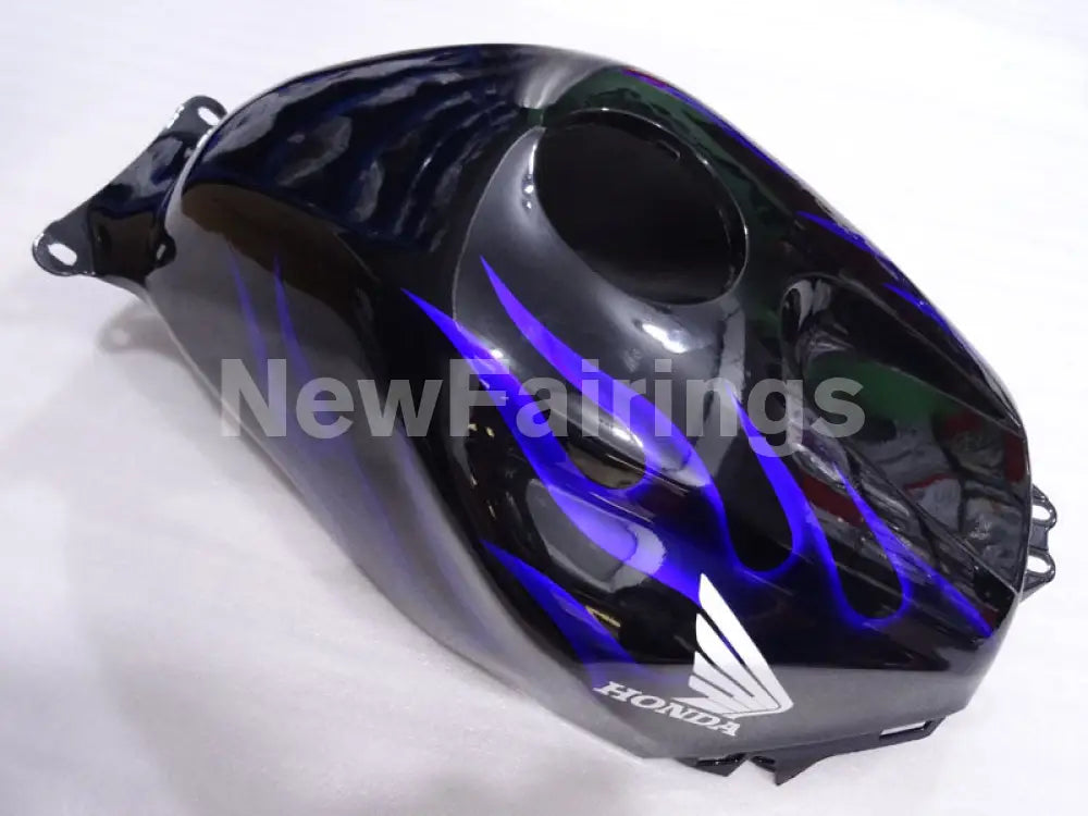 Blue and Black Flame - CBR600RR 03-04 Fairing Kit