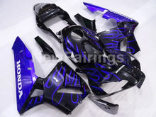 Cargar imagen en el visor de la galería, Blue and Black Flame - CBR600RR 03-04 Fairing Kit