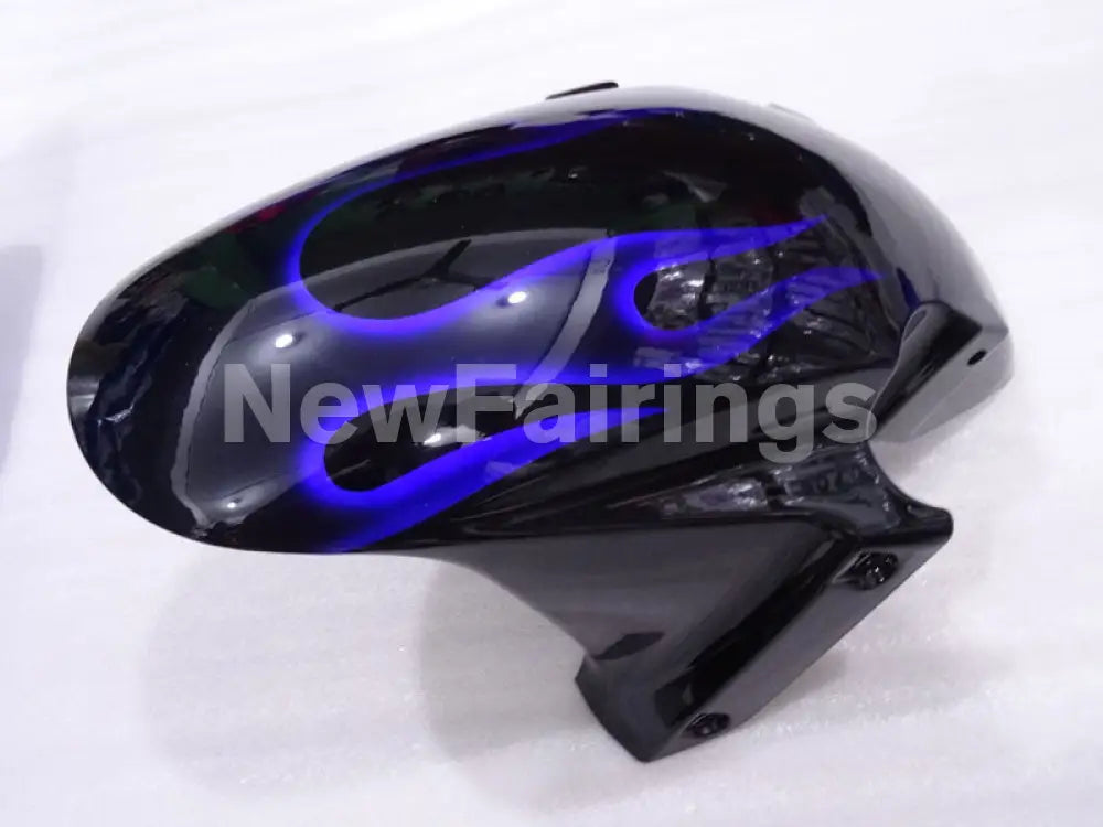 Blue and Black Flame - CBR600RR 03-04 Fairing Kit