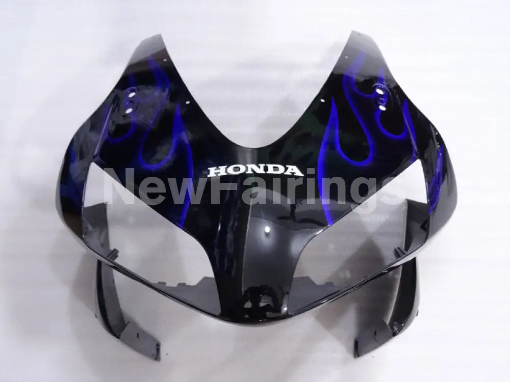 Blue and Black Flame - CBR600RR 03-04 Fairing Kit