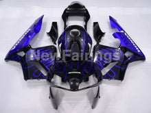 Cargar imagen en el visor de la galería, Blue and Black Flame - CBR600RR 03-04 Fairing Kit