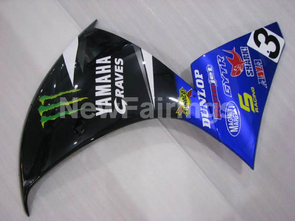 Blue and Black Monster - YZF-R1 12-14 Fairing Kit